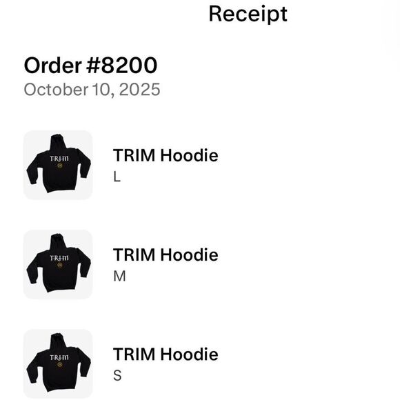 Kim Krueger Trim Pullover Hoodie Black Size Large - Picture 5 of 5